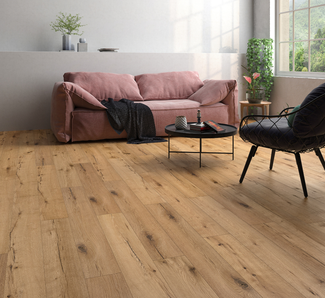 NEO 2.0 Designboden Landhausdiele Refined Oak PVC-frei 4,5 mm