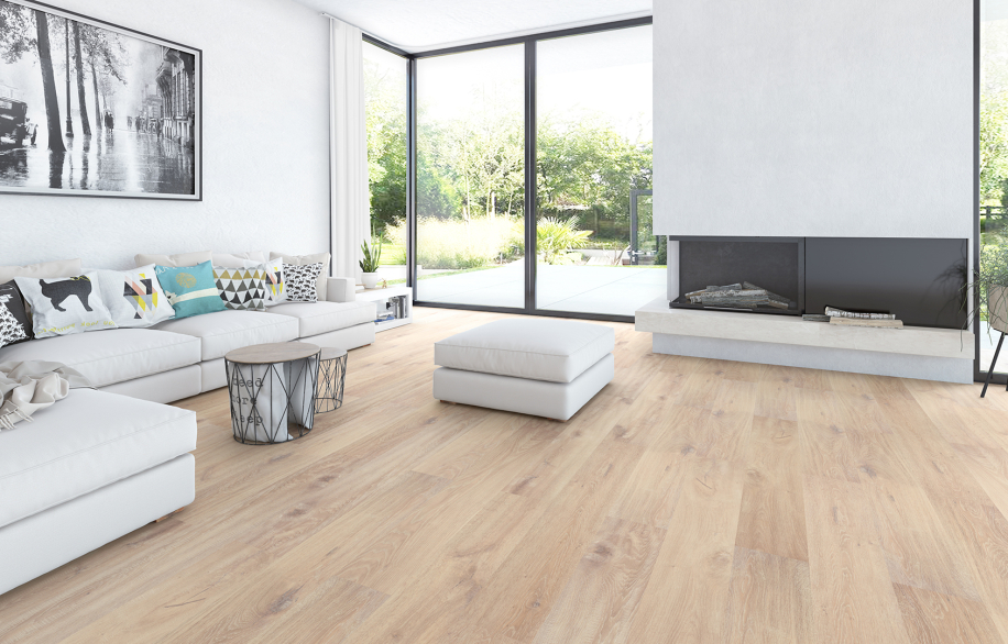 FLOOR24 Laminat Landhausdiele 731-0 Eiche beige 7 mm