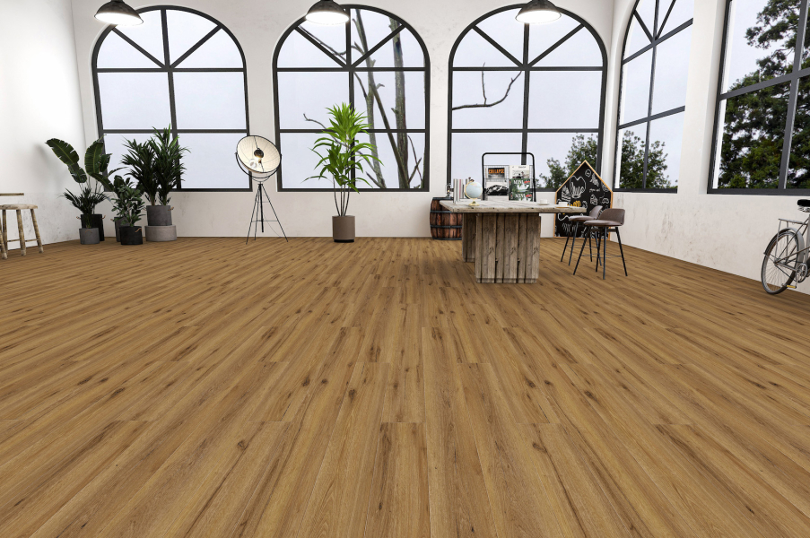 Klebe-Vinyl Landhausdiele Dryback Oak rustic dark 2,0/0,3mm