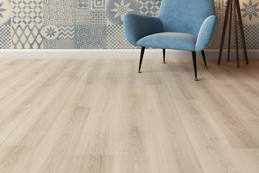 FLOOR24 Laminat Landhausdiele 4V Oak light grey 7 mm