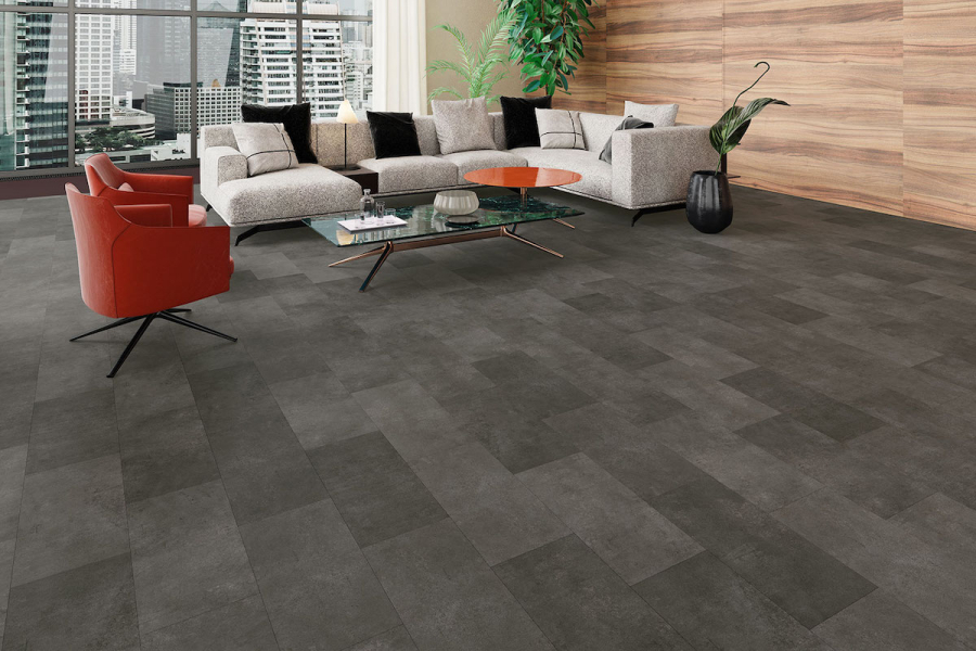 Ceramin Tiles 3/6 Avola Vesuvius Anthracite PVC-frei 3 mm