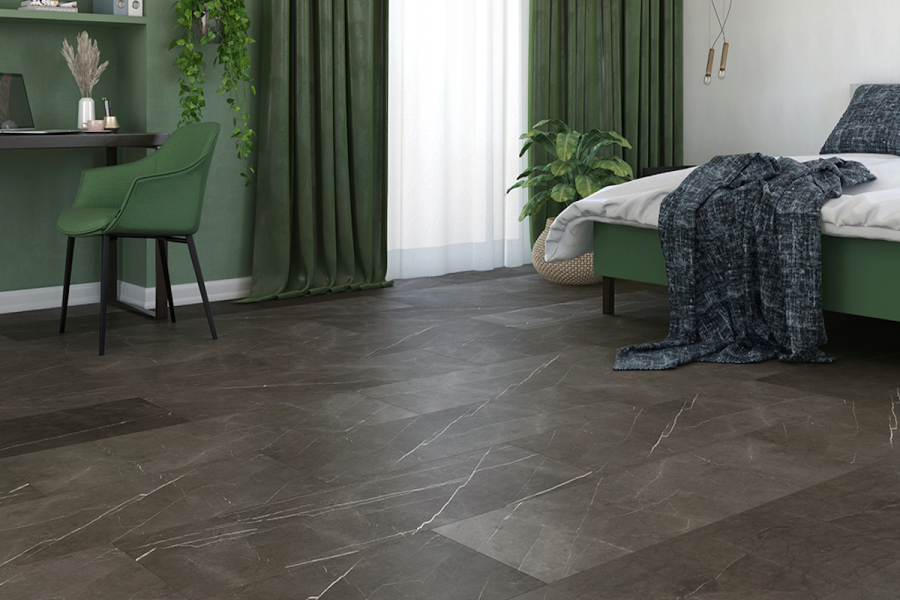 Ceramin Tiles 4/12 Caletta Moonstone Grey PVC-frei 3 mm