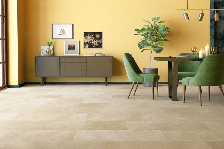 Ceramin Tiles 4/12 Massa Sandy Beige PVC-frei 3 mm