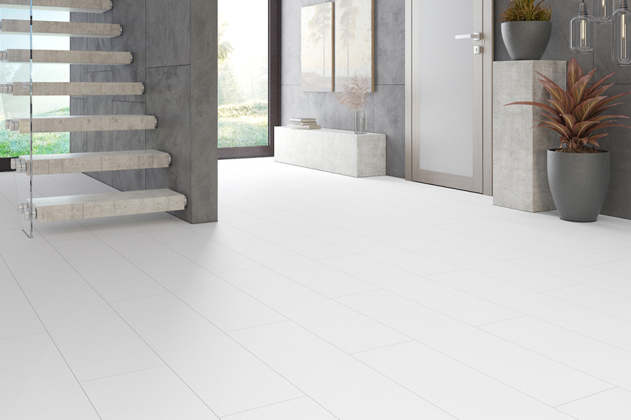 Ceramin Tiles 4/12 Luna Virgin White PVC-frei 3 mm