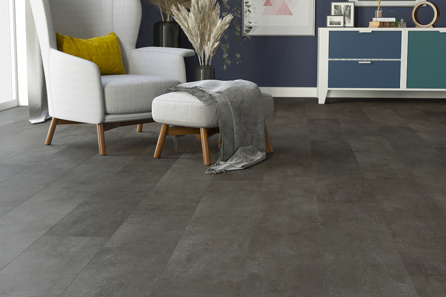 Ceramin Tiles 4/12 Avola Vesuvius Anthracite PVC-frei 3 mm